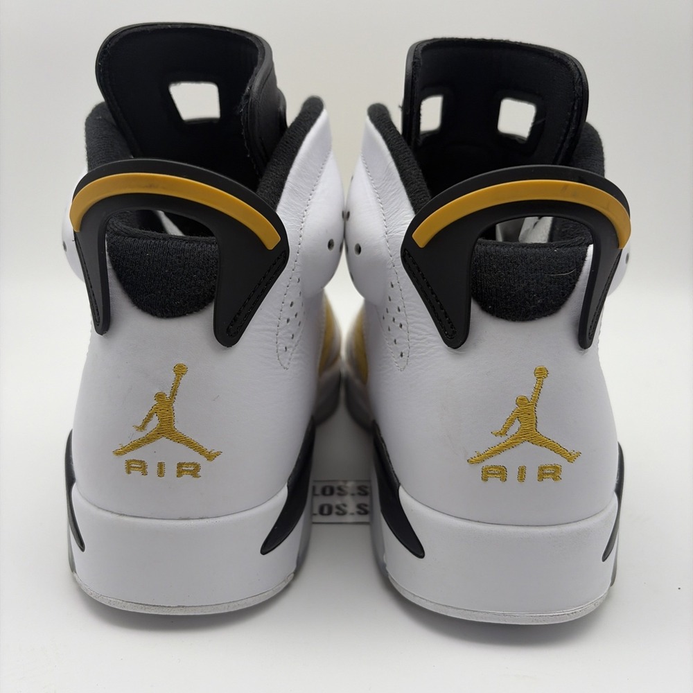 Jordan 6 Retro Yellow Ochre Mens Size 10 Sneaker CT8529-170 - Picture 6 of 8